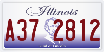 IL license plate A372812