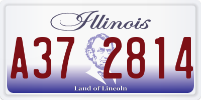 IL license plate A372814