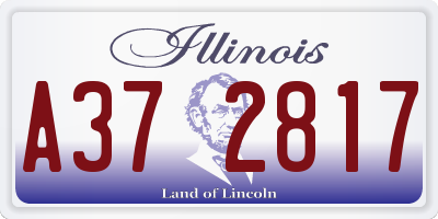 IL license plate A372817