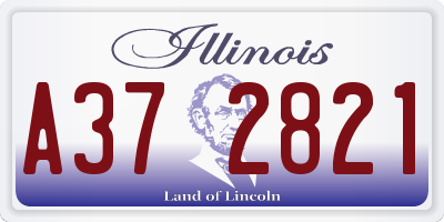 IL license plate A372821