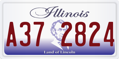IL license plate A372824
