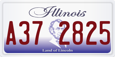 IL license plate A372825