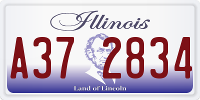 IL license plate A372834