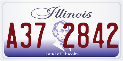 IL license plate A372842