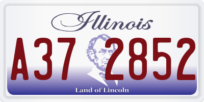IL license plate A372852