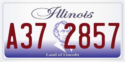 IL license plate A372857