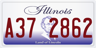 IL license plate A372862