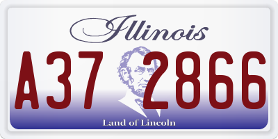 IL license plate A372866