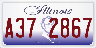 IL license plate A372867