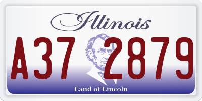 IL license plate A372879