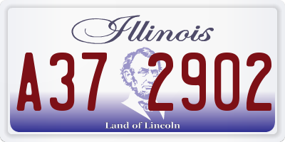 IL license plate A372902