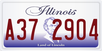 IL license plate A372904