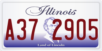 IL license plate A372905
