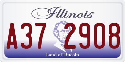 IL license plate A372908