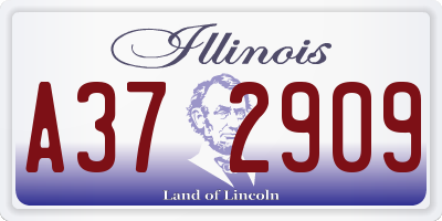 IL license plate A372909