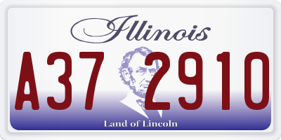 IL license plate A372910