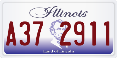 IL license plate A372911