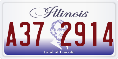 IL license plate A372914