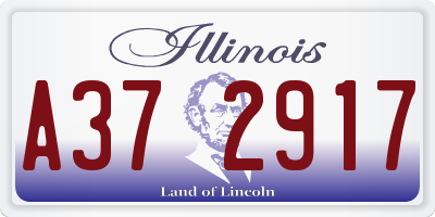 IL license plate A372917
