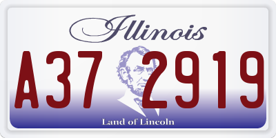 IL license plate A372919