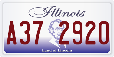 IL license plate A372920