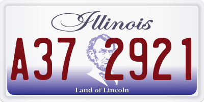 IL license plate A372921