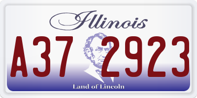 IL license plate A372923