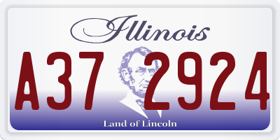 IL license plate A372924