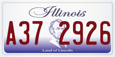 IL license plate A372926