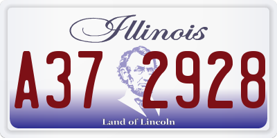 IL license plate A372928