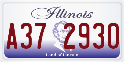 IL license plate A372930
