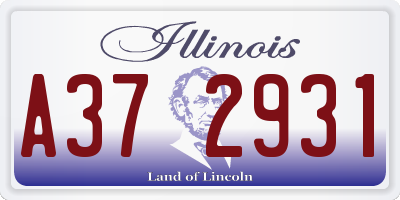 IL license plate A372931