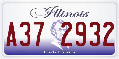 IL license plate A372932