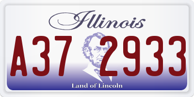 IL license plate A372933