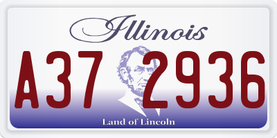 IL license plate A372936