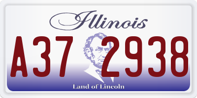 IL license plate A372938