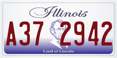 IL license plate A372942