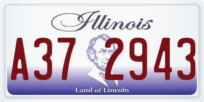 IL license plate A372943