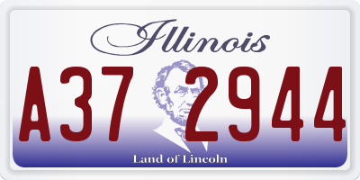 IL license plate A372944