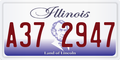 IL license plate A372947