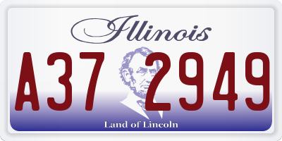 IL license plate A372949