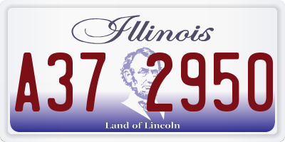 IL license plate A372950