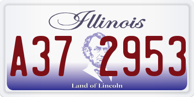 IL license plate A372953