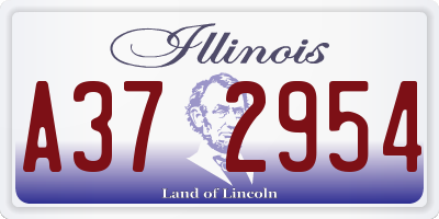 IL license plate A372954