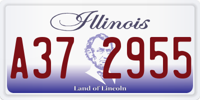 IL license plate A372955