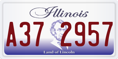 IL license plate A372957