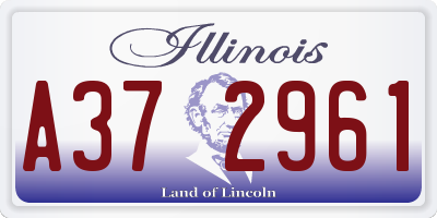 IL license plate A372961