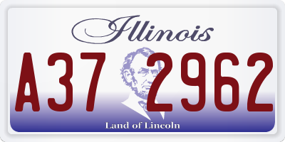 IL license plate A372962