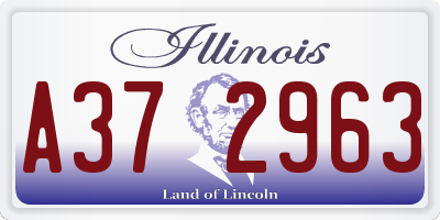 IL license plate A372963