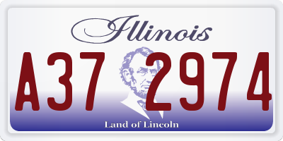 IL license plate A372974